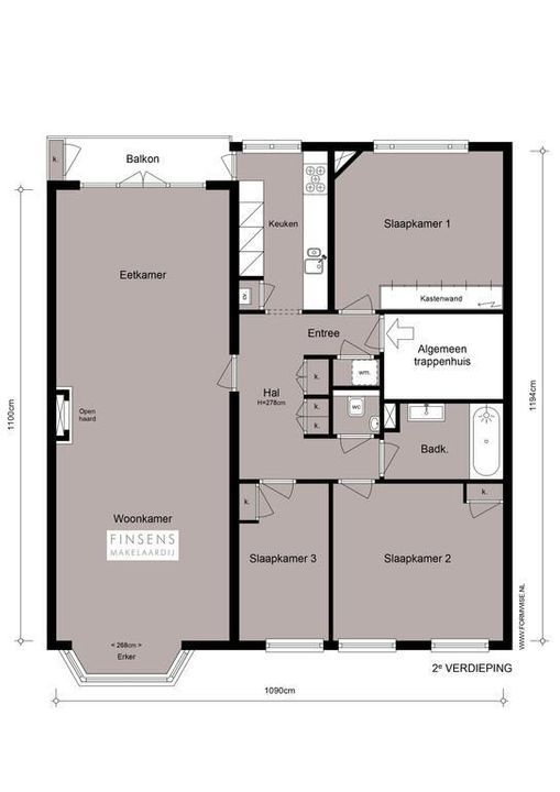 Milletstraat 26 II + IV, Bovenwoning in Amsterdam Plattegronden-0