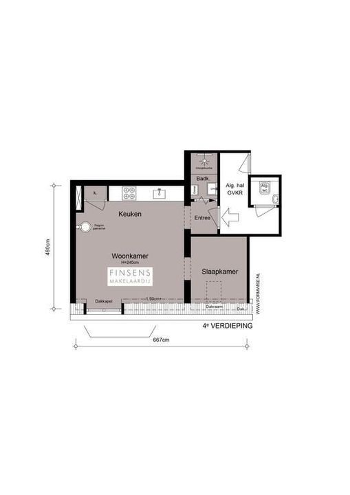 Milletstraat 26 II + IV, Bovenwoning in Amsterdam Plattegronden-1