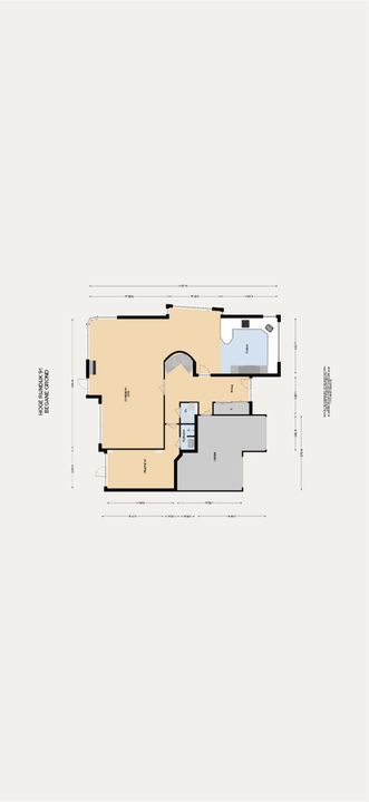 Hoge Rijndijk 91, Zoeterwoude plattegrond-