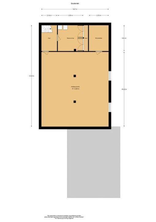 Buitenpad 1, Heerewaarden plattegrond-