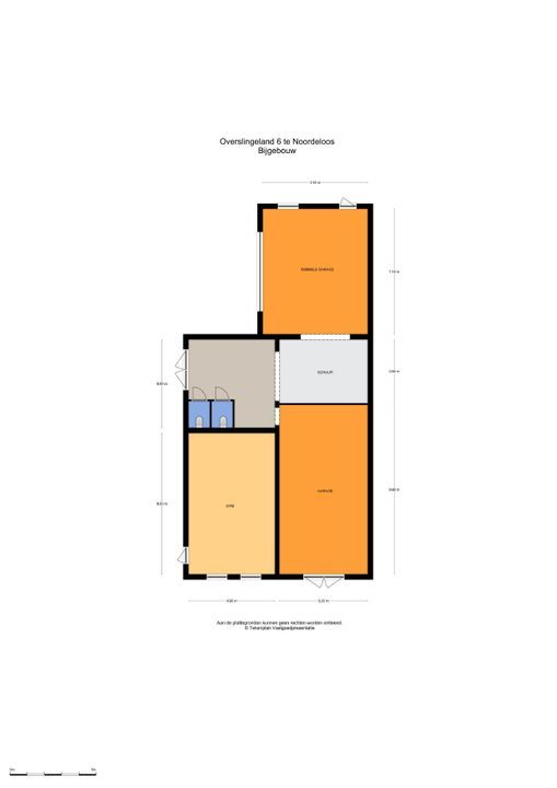 Overslingeland 6, Noordeloos plattegrond-