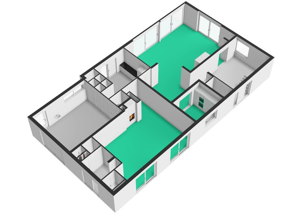 Soestdijkseweg Noord 422, Bilthoven plattegrond-