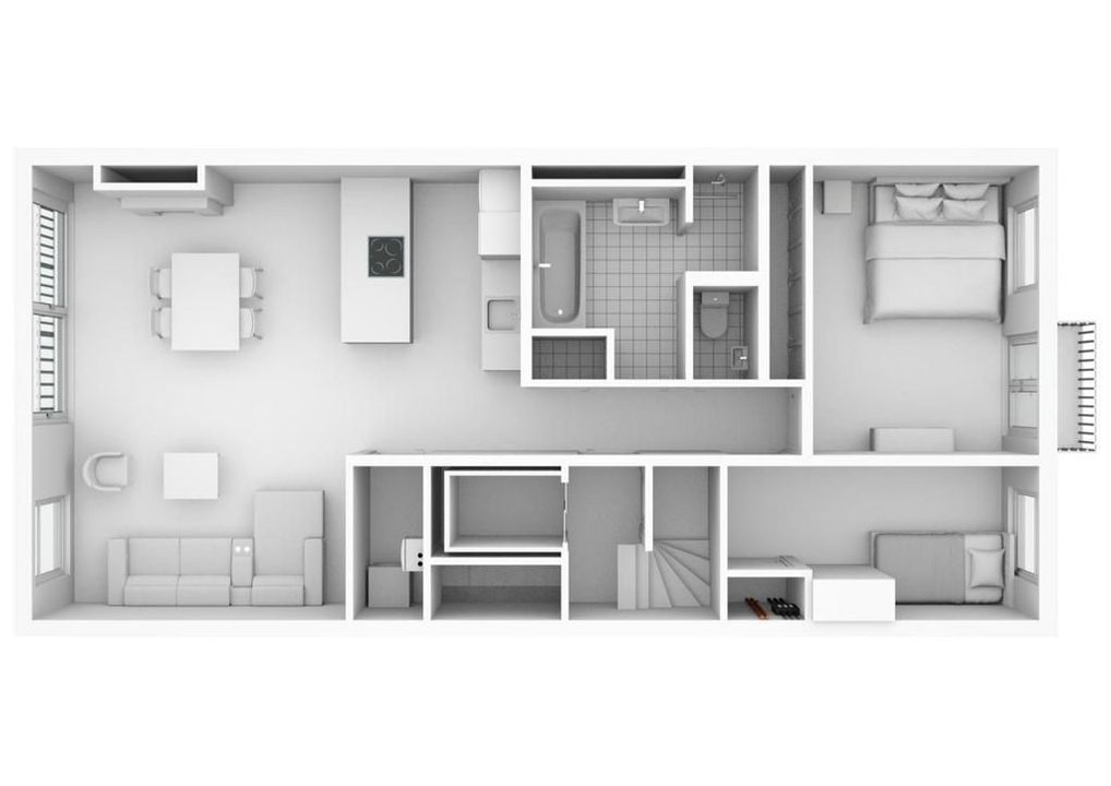 Van Breestraat 159 C, Amsterdam plattegrond-
