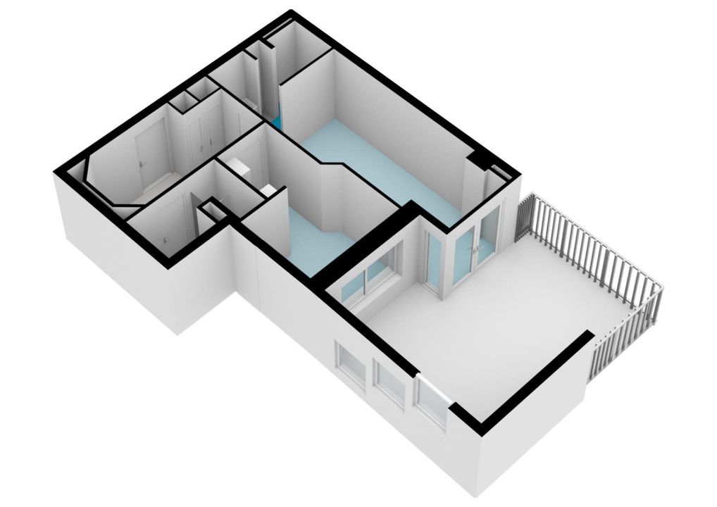 Singel 200 F, Amsterdam plattegrond-