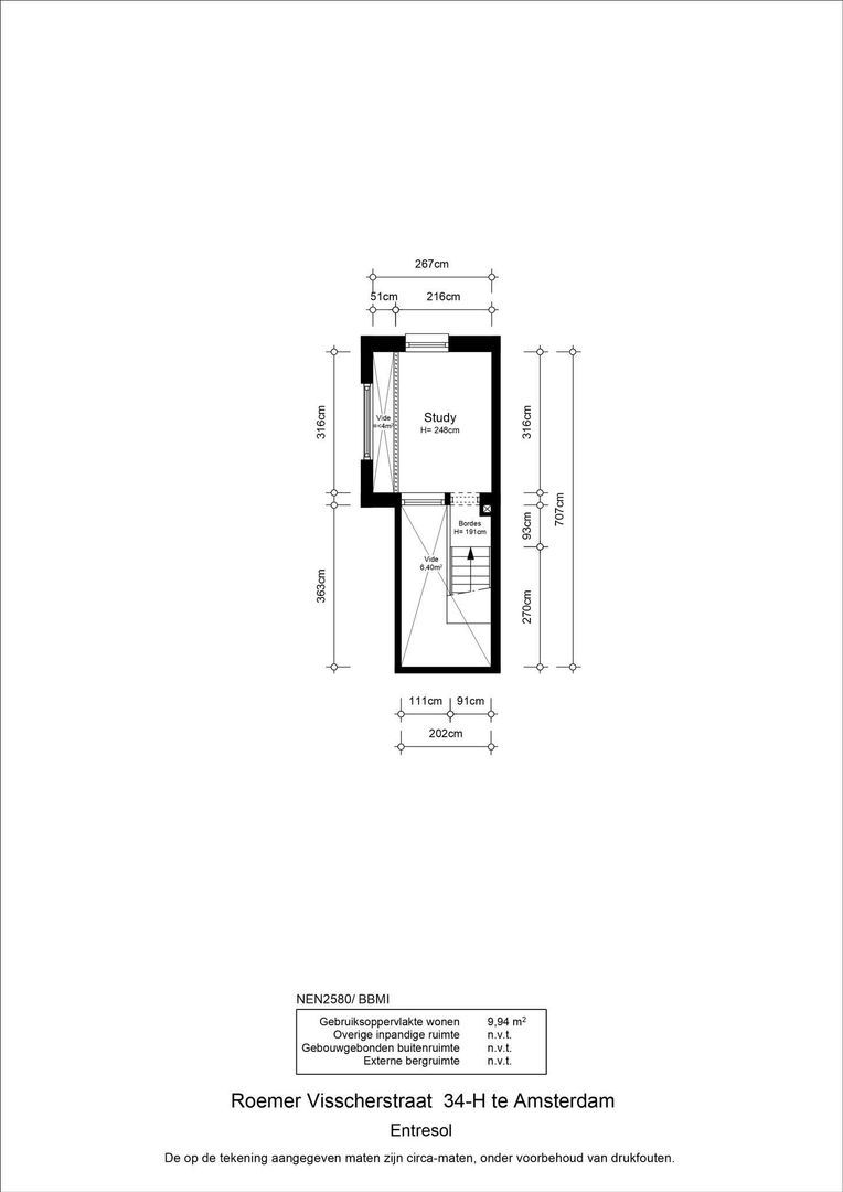 Roemer Visscherstraat 34 -H image 1