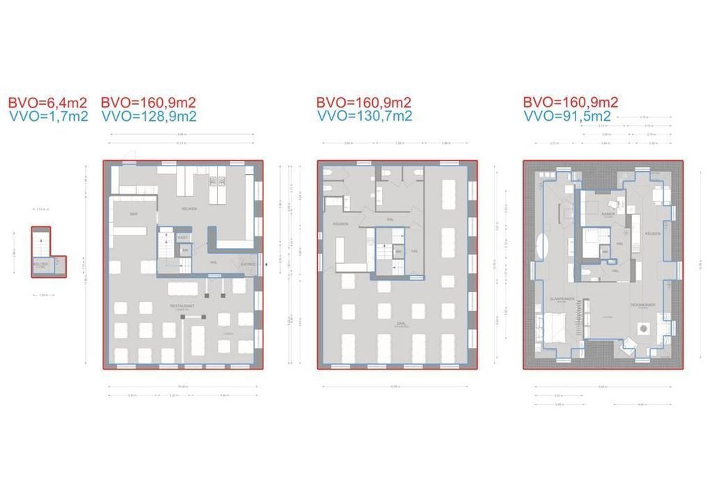 Sluis 1 - 5, Muiden plattegrond-