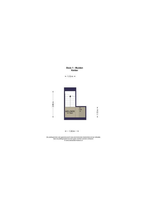 Sluis 1 - 5, Muiden plattegrond-
