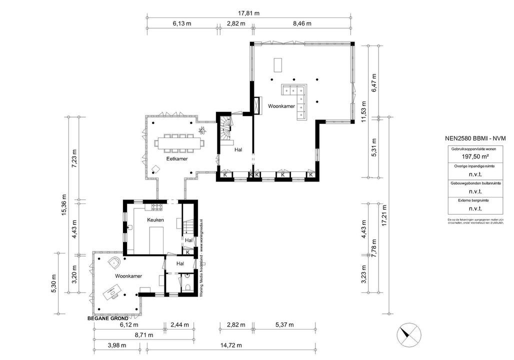 Nienhuis Ruijskade 1, Muiderberg plattegrond-