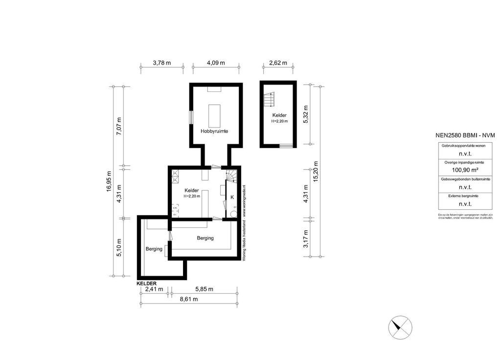 Nienhuis Ruijskade 1, Muiderberg plattegrond-