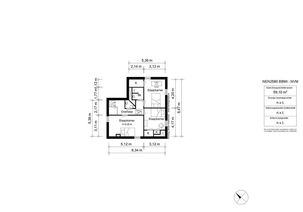 Nienhuis Ruijskade 1, Muiderberg plattegrond-