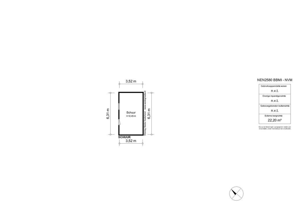 Nienhuis Ruijskade 1, Muiderberg plattegrond-