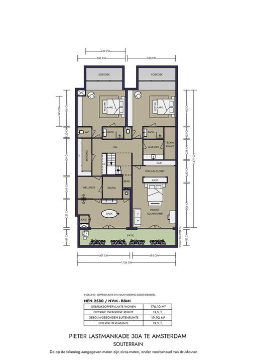 Pieter Lastmankade 30 A, Amsterdam plattegrond-