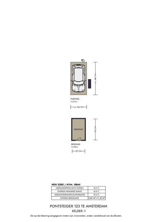 Pontsteiger 123, Amsterdam plattegrond-