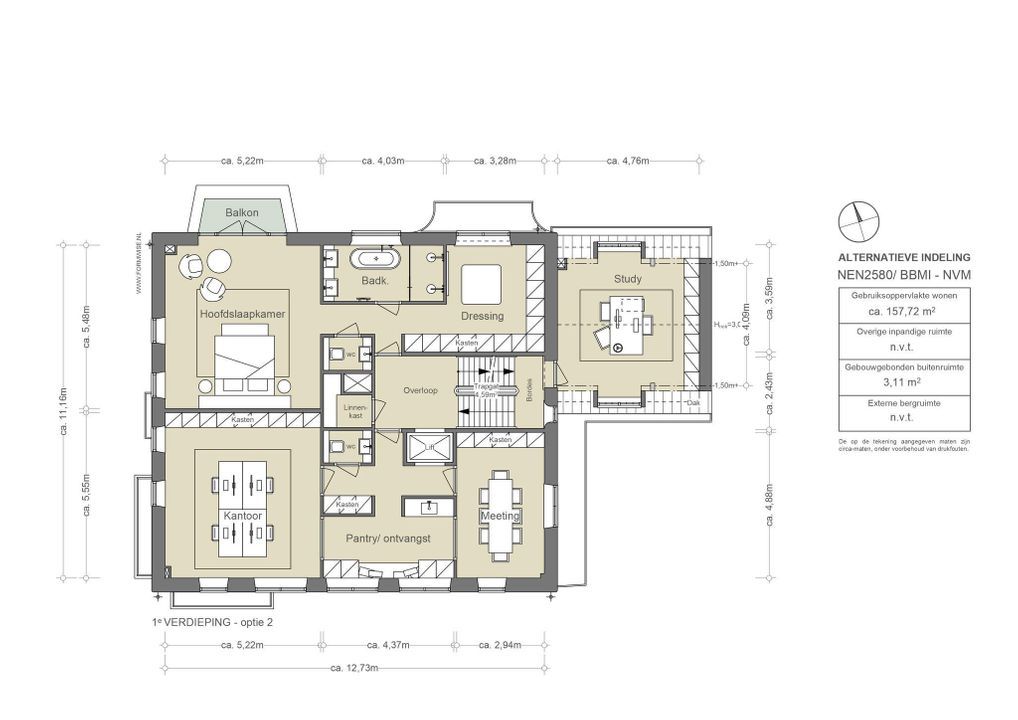 Dijsselhofplantsoen 12, Amsterdam plattegrond-