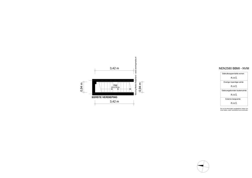 Van Breestraat 165 2, Amsterdam plattegrond-