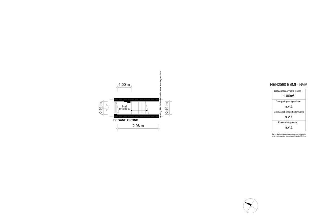 Van Breestraat 165 2, Amsterdam plattegrond-