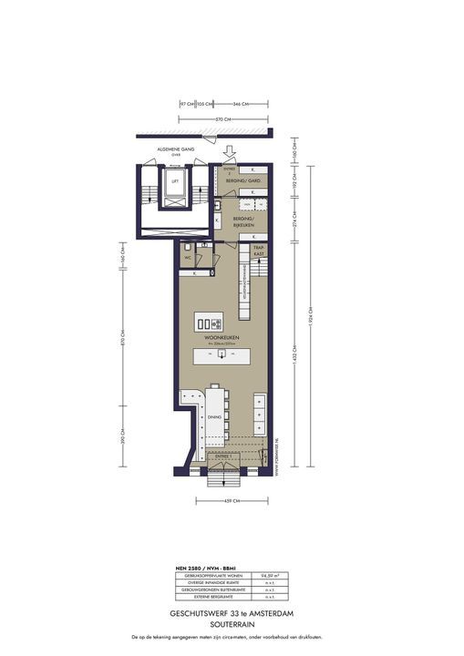 Geschutswerf 33, Amsterdam plattegrond-