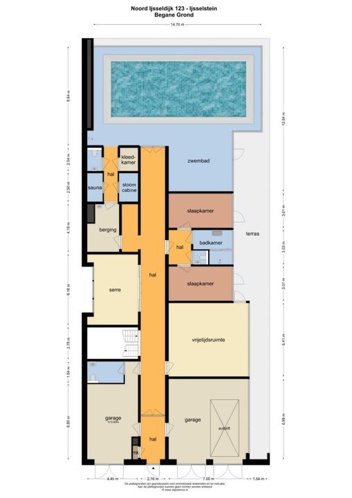 Noord IJsseldijk 123, Ijsselstein plattegrond-