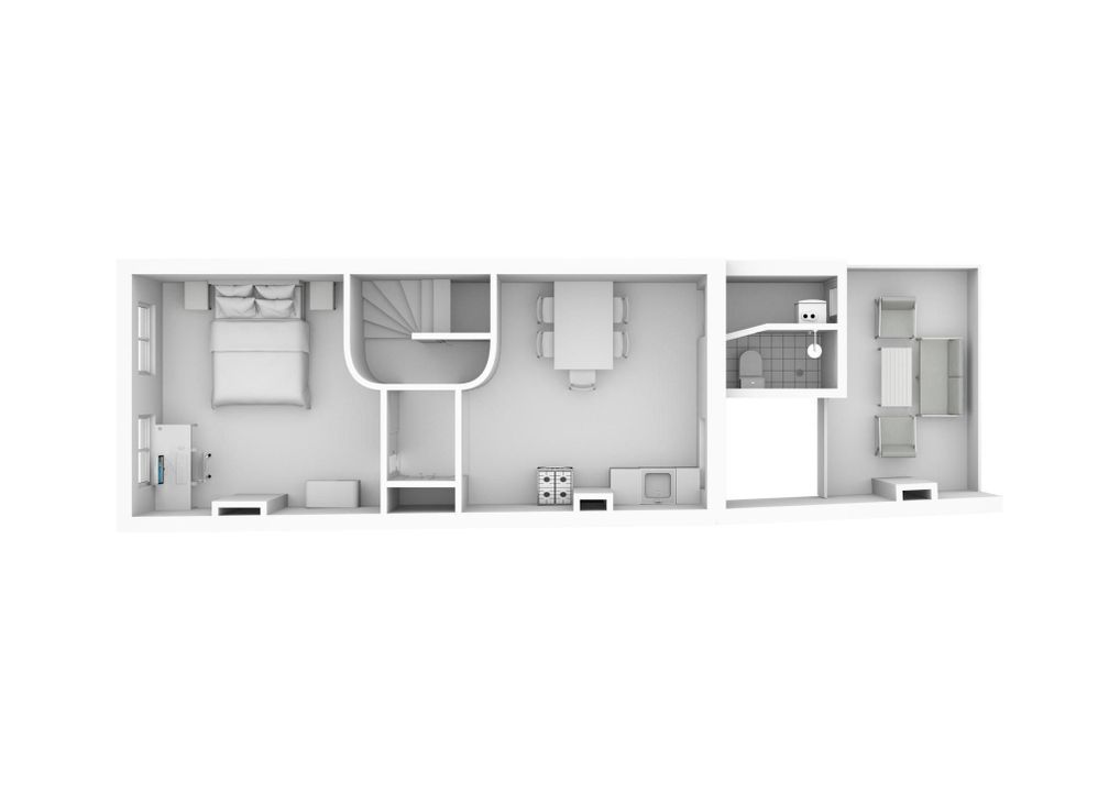 Blauwburgwal 13 H, Amsterdam plattegrond-