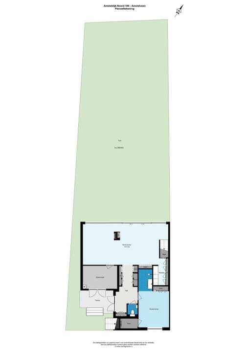 Amsteldijk Noord 109, Amstelveen plattegrond-