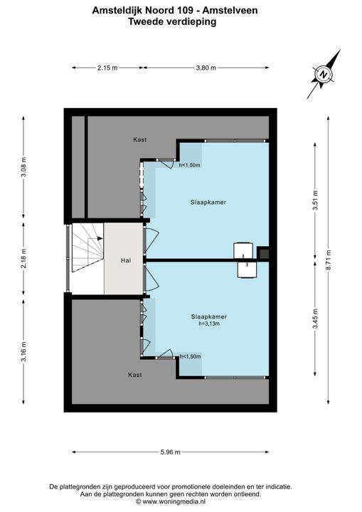 Amsteldijk Noord 109, Amstelveen plattegrond-