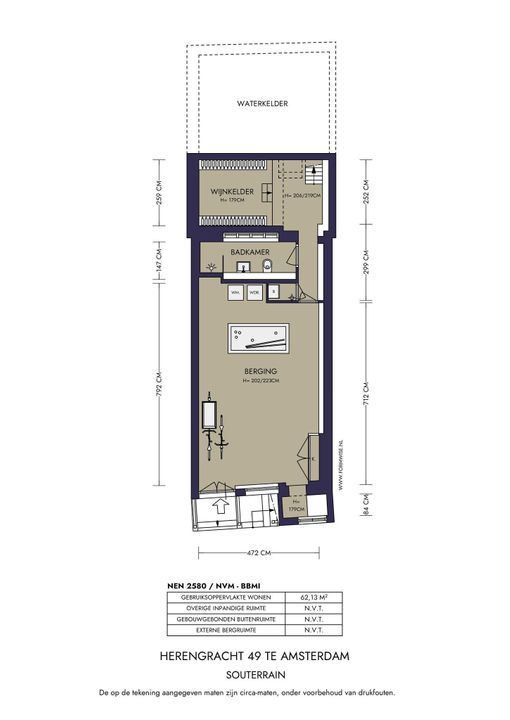 Herengracht 49, Amsterdam plattegrond-