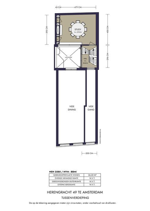 Herengracht 49, Amsterdam plattegrond-