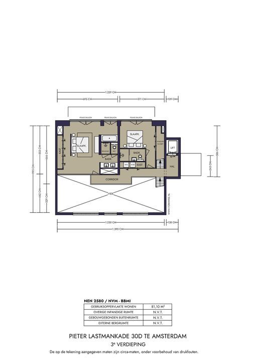 Pieter Lastmankade 30 D, Amsterdam plattegrond-