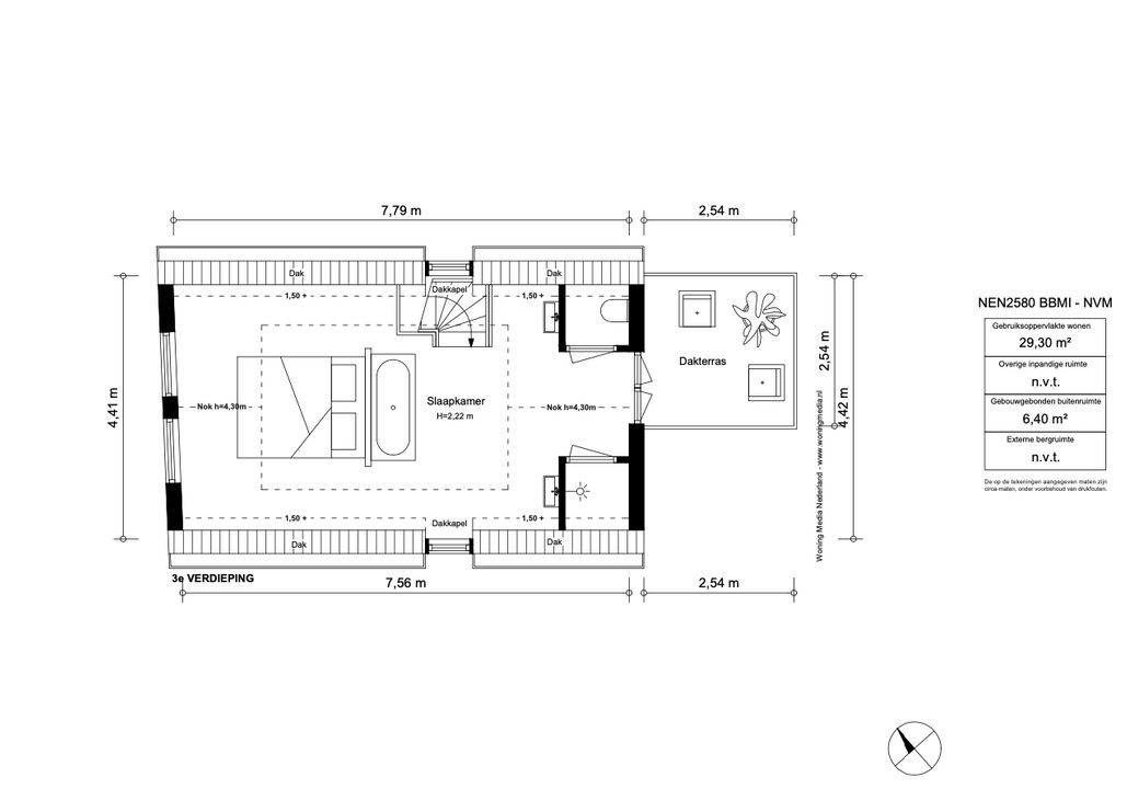 Langestraat 26 1, Amsterdam plattegrond-