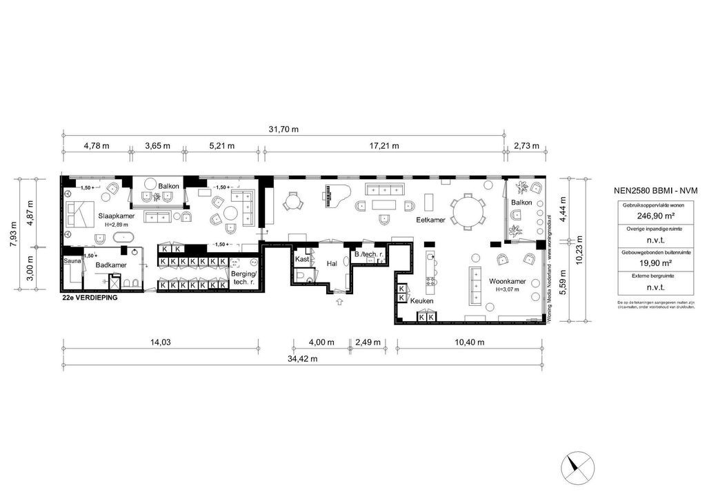 Pontsteiger 144, Amsterdam plattegrond-