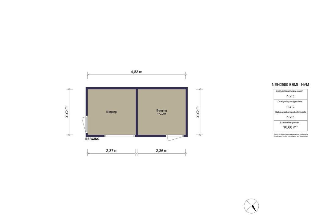 Handweg 35, Amstelveen plattegrond-