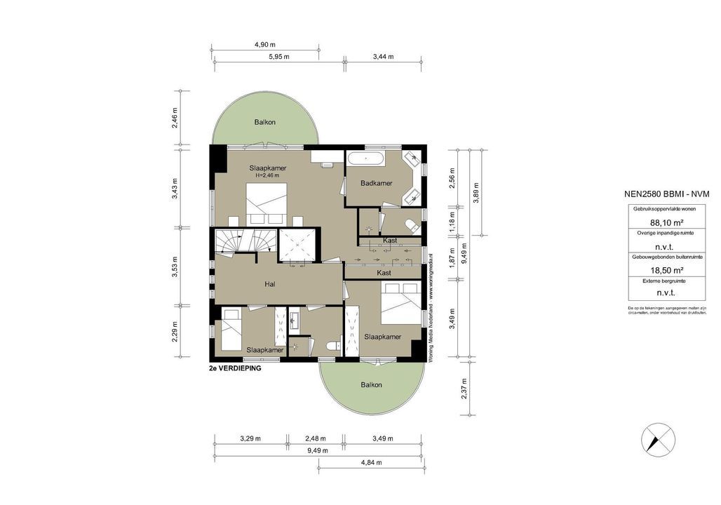 Amsteldijk Noord 103 E, Amstelveen plattegrond-