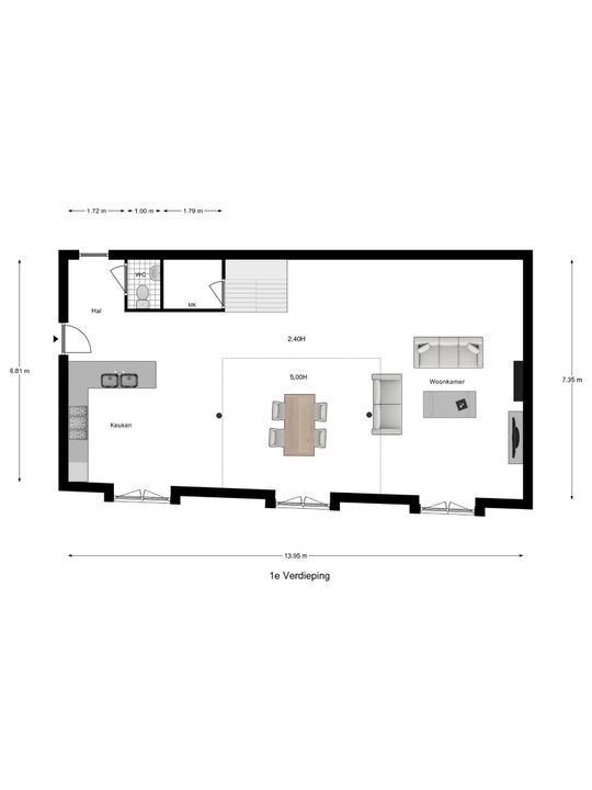 Lauriergracht 37 A, Amsterdam plattegrond-