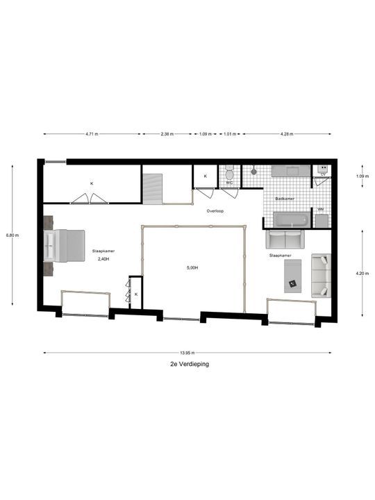 Lauriergracht 37 A, Amsterdam plattegrond-