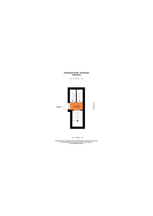 Patriciërshuis De Breitner, Amsterdam plattegrond-