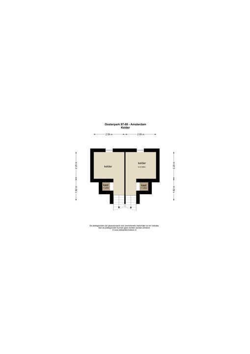 Patriciërshuis De Breitner, Amsterdam plattegrond-