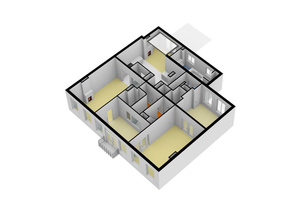 Patriciërshuis De Breitner, Amsterdam plattegrond-