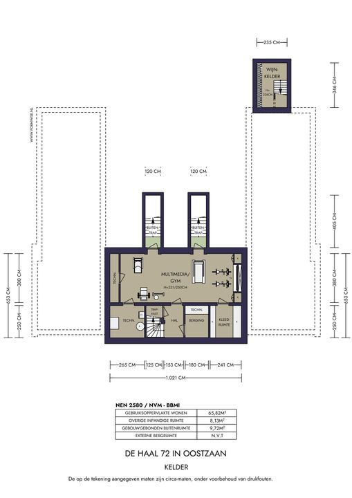 De Haal 72, Oostzaan plattegrond-