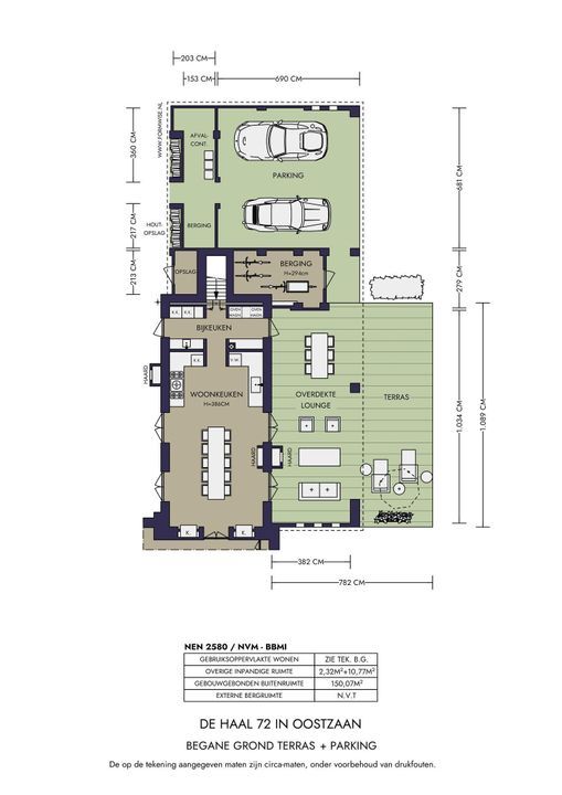 De Haal 72, Oostzaan plattegrond-