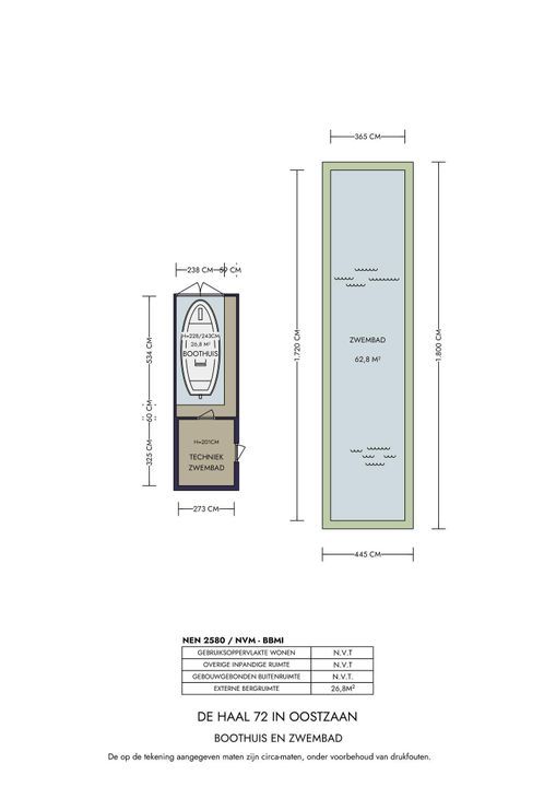 De Haal 72, Oostzaan plattegrond-