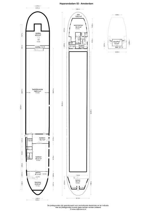 Haparandadam 52, Amsterdam plattegrond-