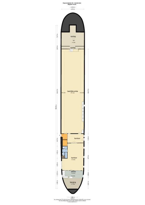 Haparandadam 52, Amsterdam plattegrond-