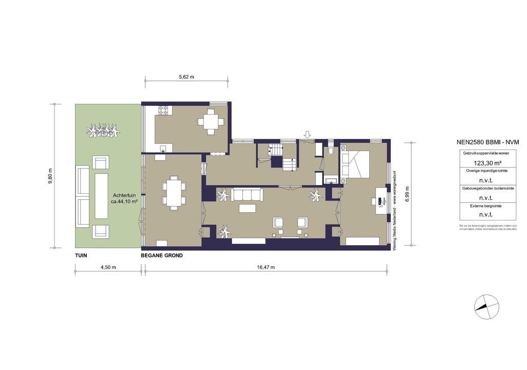 Apollolaan 76, Amsterdam plattegrond-