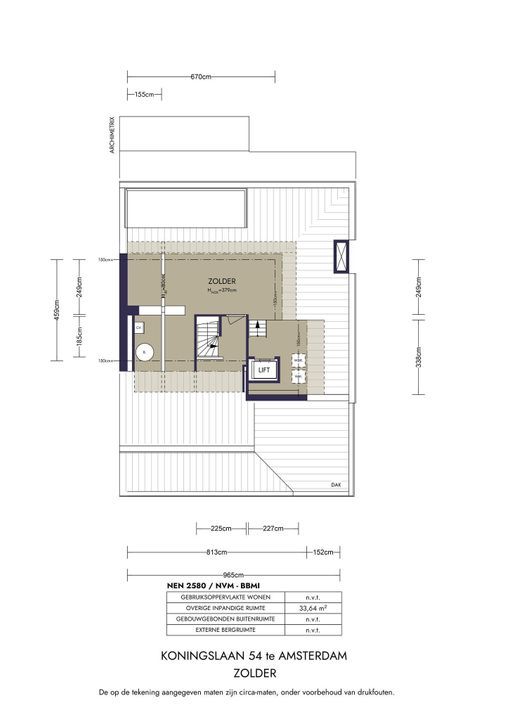 Koningslaan 54, Amsterdam plattegrond-