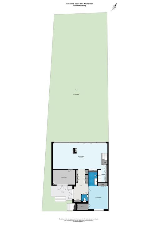 Amsteldijk Noord 109, Amstelveen plattegrond-