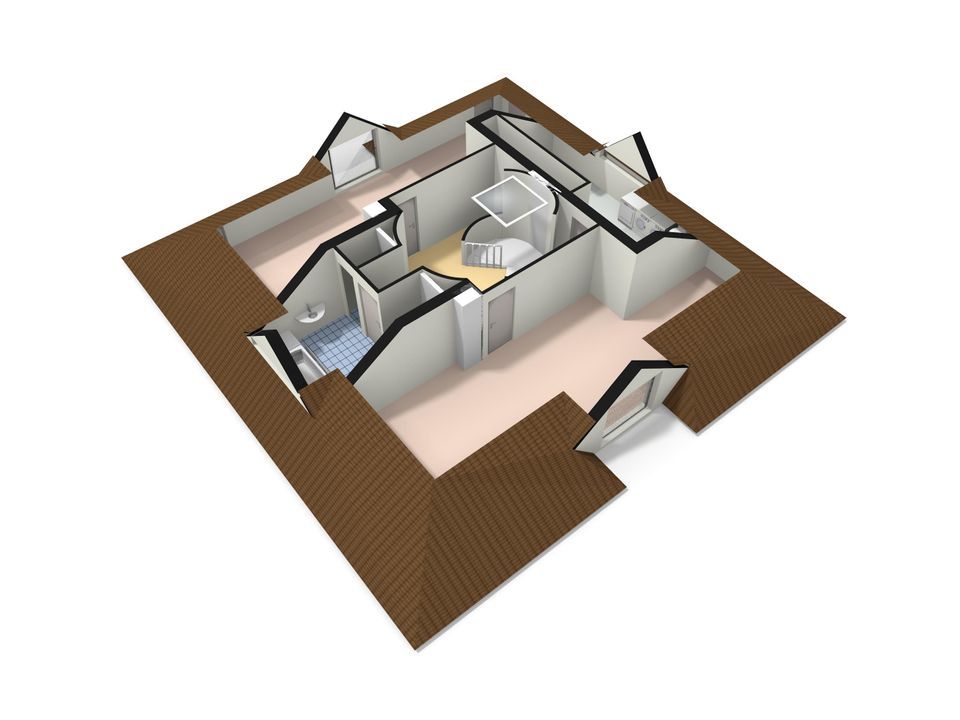 Kostverlorenstraat 105, Zandvoort plattegrond-