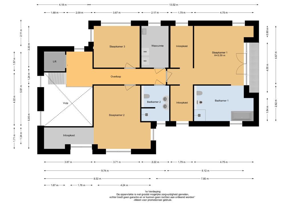 Duin en Beeklaan 9, Bloemendaal plattegrond-