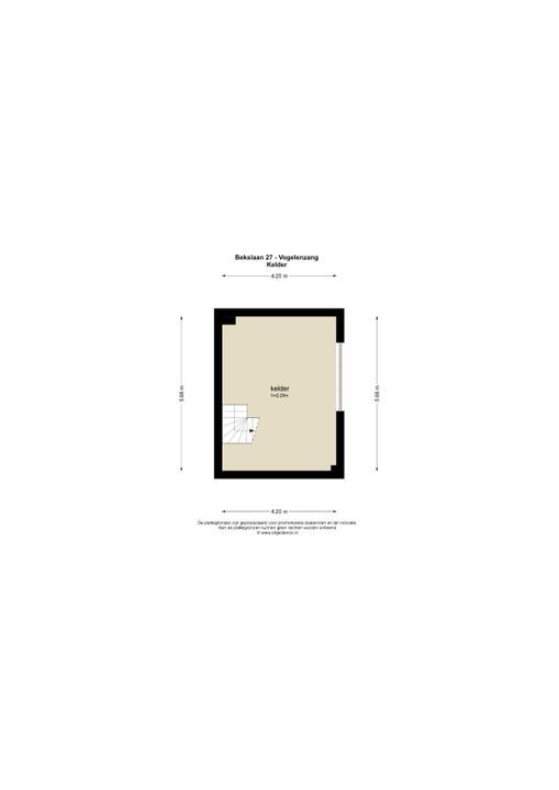 Bekslaan 27, Vogelenzang plattegrond-