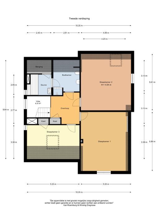 Jacob van Lenneplaan 2, Haarlem plattegrond-