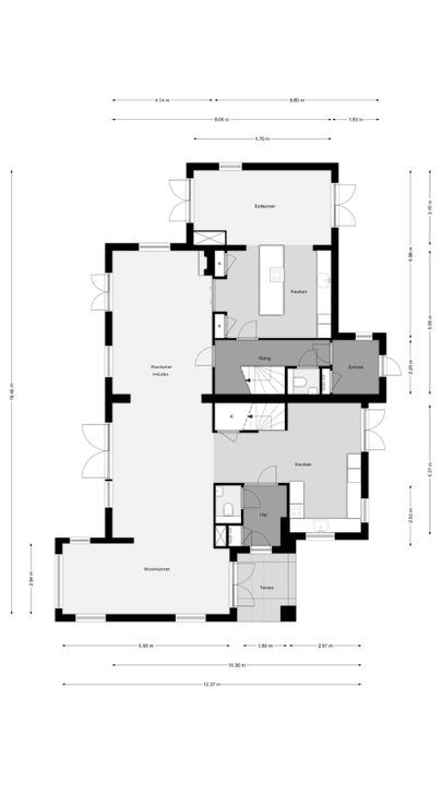 Bennebroekerweg 617, Hoofddorp plattegrond-